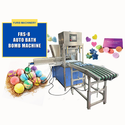 Vendita di fabbrica di alta capacità USA Popolare Full Automatic Bath Bombs Press Machine Making For Bath Bombs Balls Shampoo fumosi